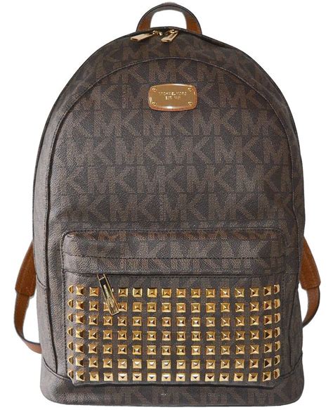 michael kors large jet set studded backpack|michael kors jet set airplane.